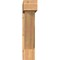 Ekena Millwork Traditional Block Smooth Bracket w/ Offset Brace, Western Red Cedar, 7 1/2"W x 34"D x 34"H BKT0806X34X34TRA05SWR - alternate 3